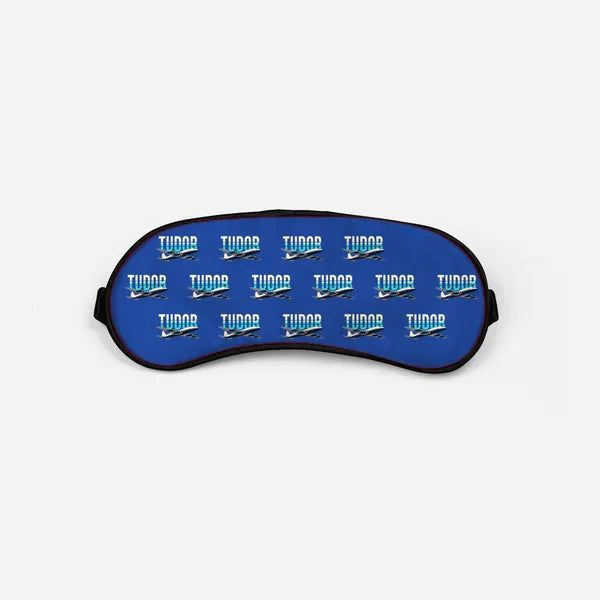 Avro 689 Tudor II - Original Pattern - Sleep Mask - Blue