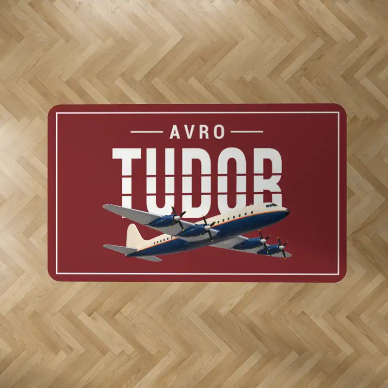 Avro 689 Tudor II - Original - Rectangle Carpet - Dark Red