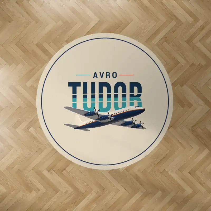 Avro 689 Tudor II - Original - Round Carpet - Beige