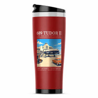 Thumbnail for Avro 689 Tudor II - Poster - Stainless Steel (No Holder) - Red