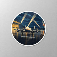 Thumbnail for Avro 691 Lancastrian - 3D - Circle Sticker - Close-up