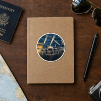 Thumbnail for Avro 691 Lancastrian - 3D - Circle Sticker - Notebook