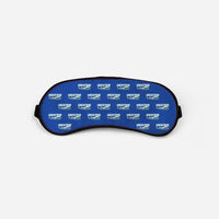 Thumbnail for Avro 691 Lancastrian - Cartoon Pattern - Sleep Mask - Blue