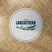Thumbnail for Avro 691 Lancastrian - Cartoon - Round Carpet - Light Gray