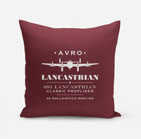 Thumbnail for Avro 691 Lancastrian - Heritage - Pillow - Dark Red