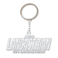 Thumbnail for Avro 691 Lancastrian - Hollow Key Chain - Tag - Silver