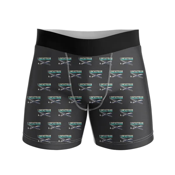 Avro 691 Lancastrian - Men Boxers - Original Pattern - Black