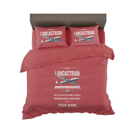 Thumbnail for Avro 691 Lancastrian - Original + Name - Bedding Set - Red