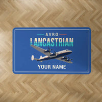 Thumbnail for Avro 691 Lancastrian - Original + Name - Rectangle Carpet - Blue