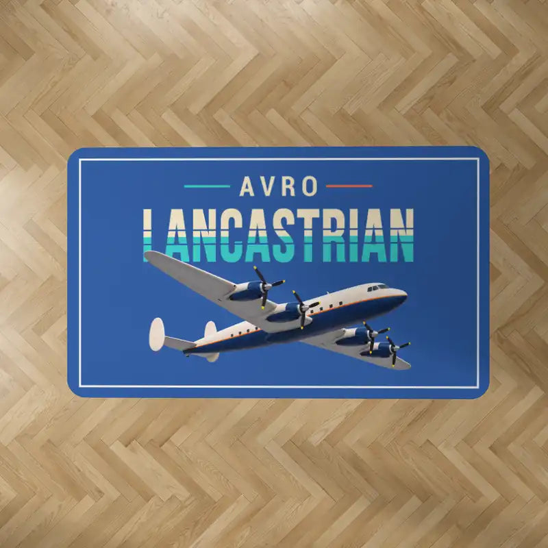 Avro 691 Lancastrian - Original - Rectangle Carpet - Blue