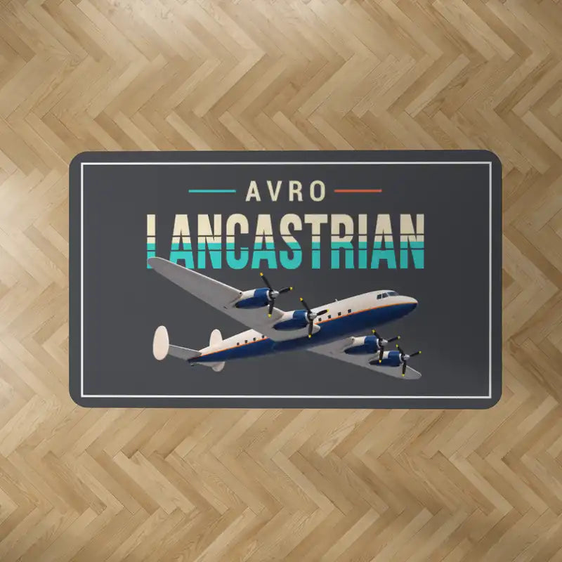 Avro 691 Lancastrian - Original - Rectangle Carpet - Dark Gray