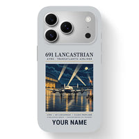 Thumbnail for Avro 691 Lancastrian - Poster + Name - MagSafe iPhone 17 Pro - Light Gray