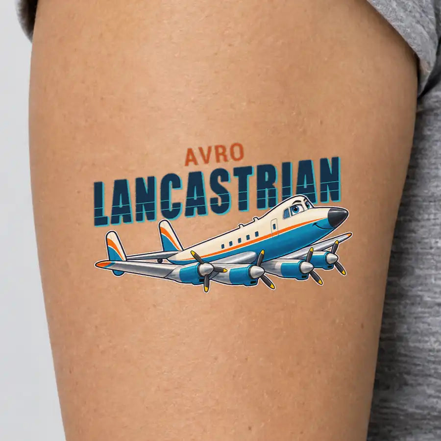 Avro 691 Lancastrian - Tattoo - Cartoon