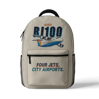 Thumbnail for Avro RJ100 - 3D Backpack - Cartoon - Beige