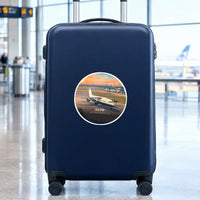 Thumbnail for Avro RJ100 - 3D - Circle Sticker - Suitcase