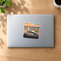 Thumbnail for Avro RJ100 - 3D - Square Sticker - MacBook