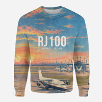 Thumbnail for Avro RJ100 3D All-Over Print Clothing - Sweatshirt - 3D