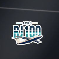 Thumbnail for Avro RJ100 - Original Die-Cut - Die-Cut - Dark Car