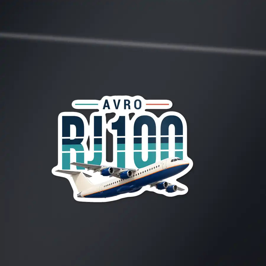 Avro RJ100 - Original Die-Cut - Die-Cut - Dark Car