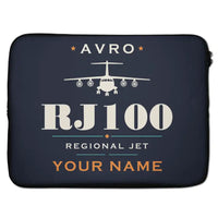 Thumbnail for Avro RJ100 - Heritage + Name - Laptop Sleeve