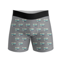 Thumbnail for Avro RJ100 - Men Boxers - Original Pattern - Gray