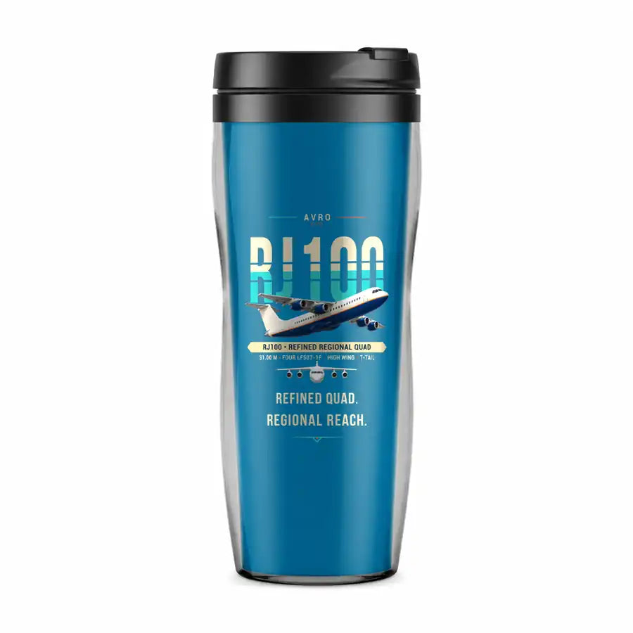 Avro RJ100 - Original - Plastic (No Holder) - Light Blue