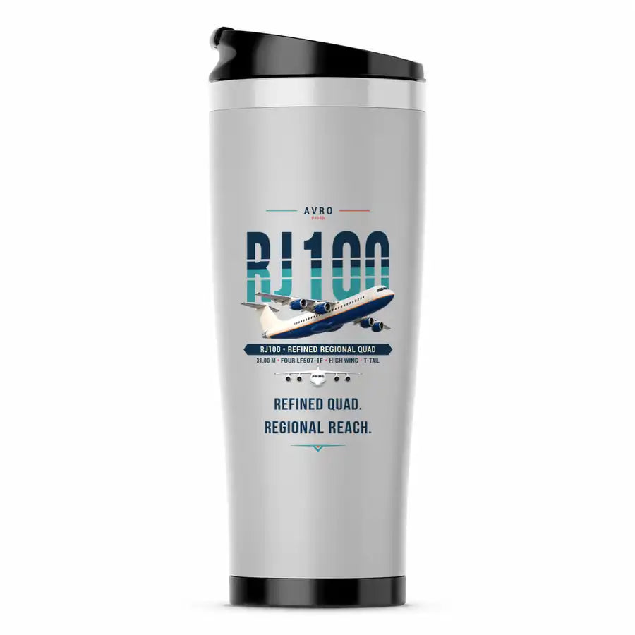 Avro RJ100 - Original - Stainless Steel (No Holder) - Light Gray