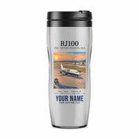 Thumbnail for Avro RJ100 - Poster + Name - Plastic (No Holder) - Light Gray