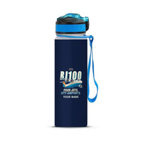 Thumbnail for Avro RJ100 - Sports Kettle - Cartoon + Name - Navy Blue