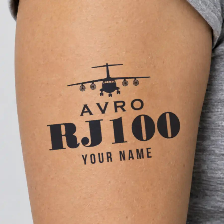 Avro RJ100 - Tattoo - Heritage Navy + Name