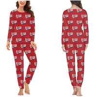 Thumbnail for Avro RJ100 - Women Pajamas - Original Pattern - Red