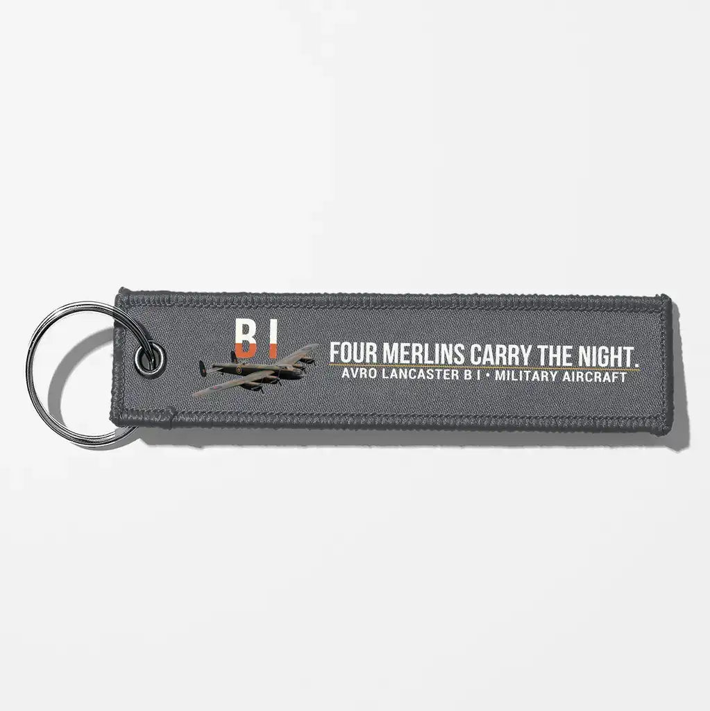 Avro Lancaster B I Aviator Key Chains - Gray