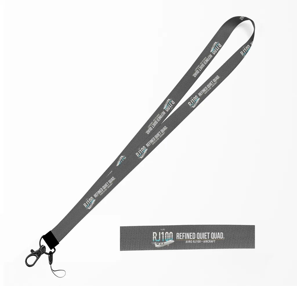 Avro RJ100 lanyard - gray