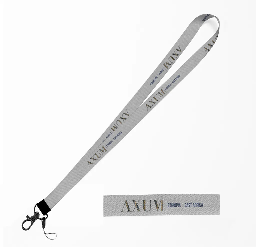 Axum City Series lanyard - light gray