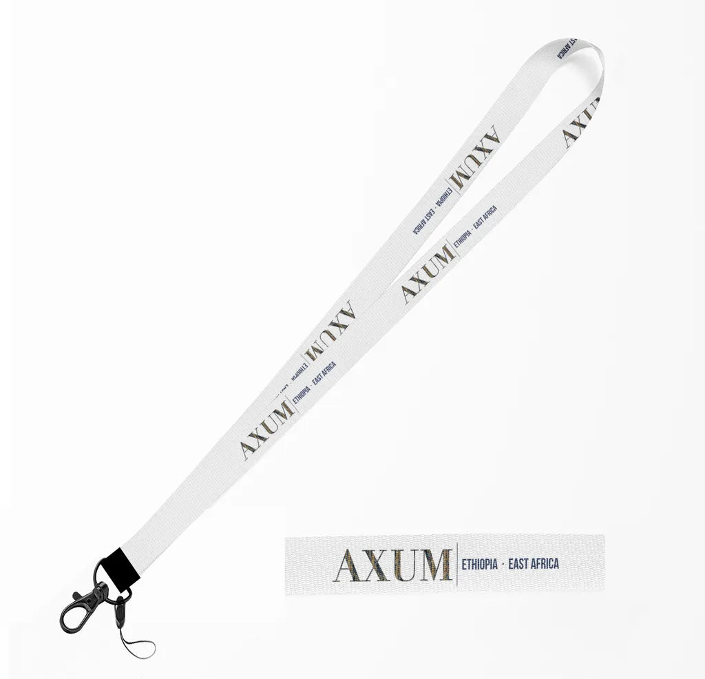 Axum City Series lanyard - white
