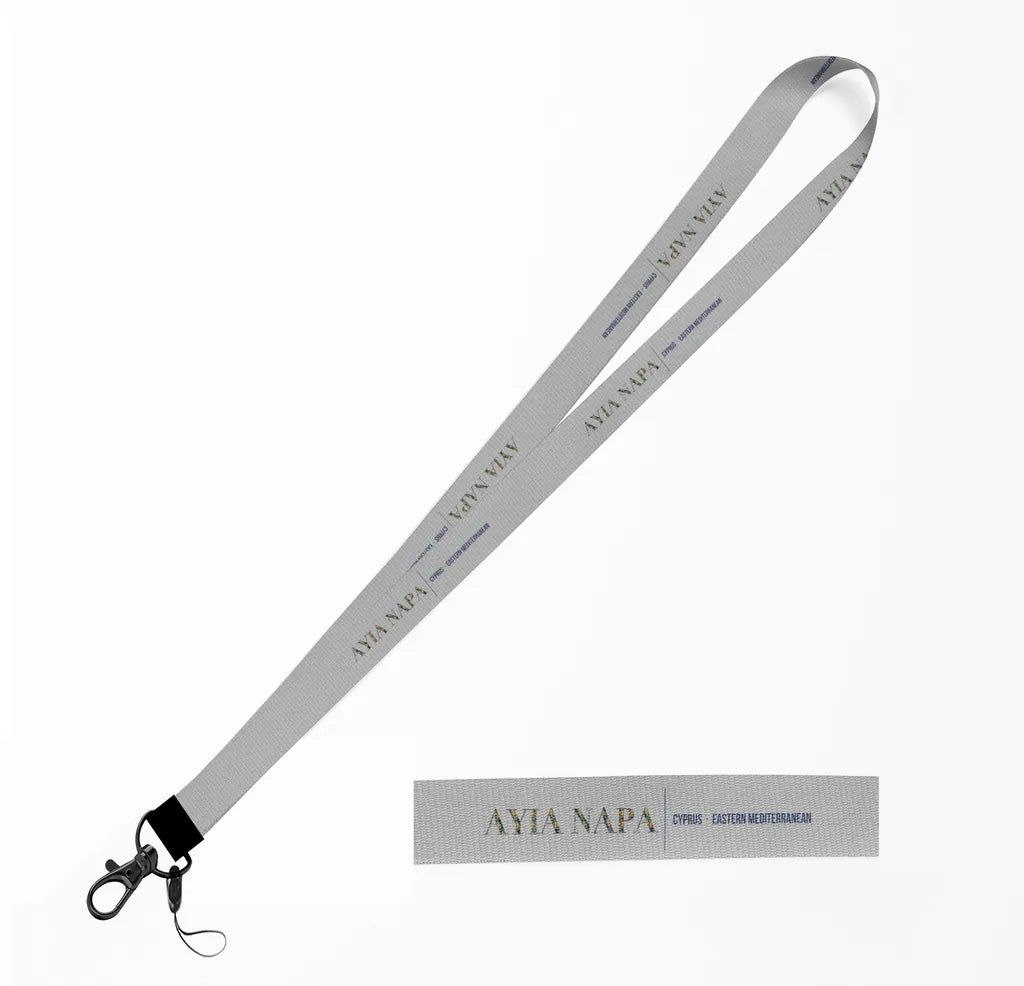 Ayia Napa City Series lanyard - light gray