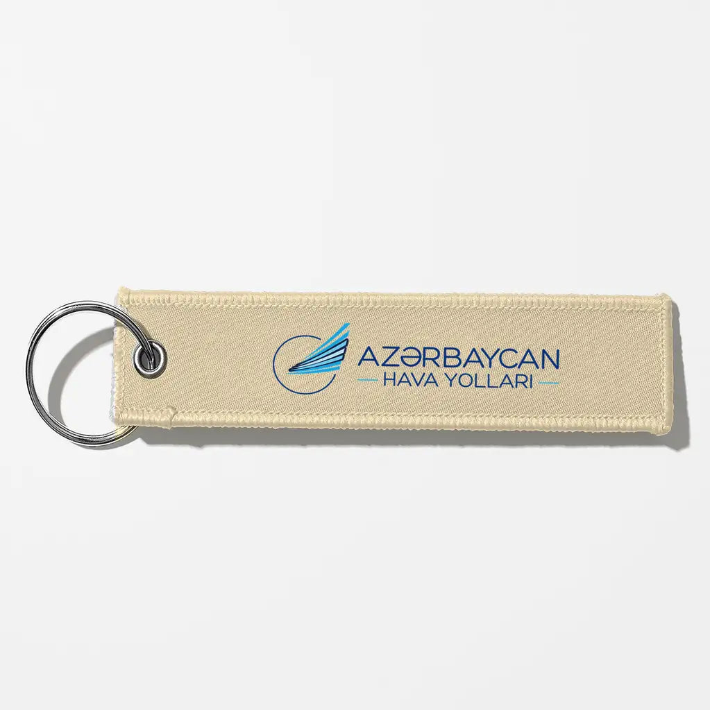 Azerbaijan Airlines Crew & Staff Tag Key Chains - Beige