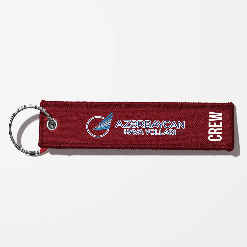 Azerbaijan Airlines Crew & Staff Tag Key Chains - Dark Red - Crew