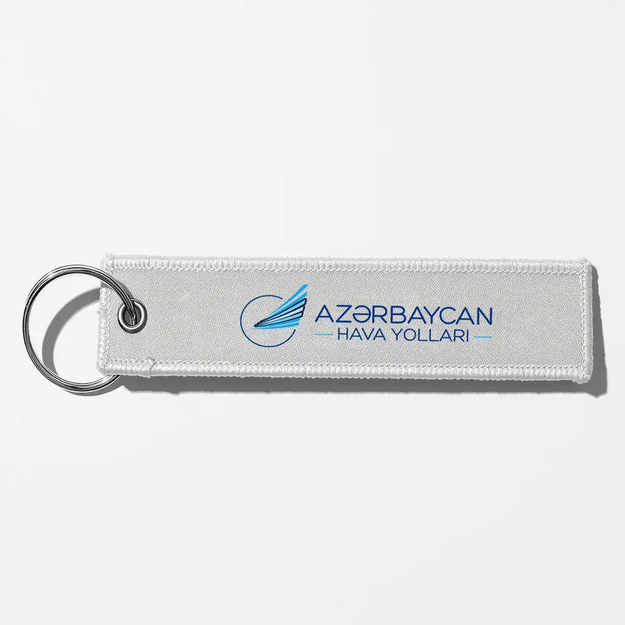 Azerbaijan Airlines Crew & Staff Tag Key Chains - White