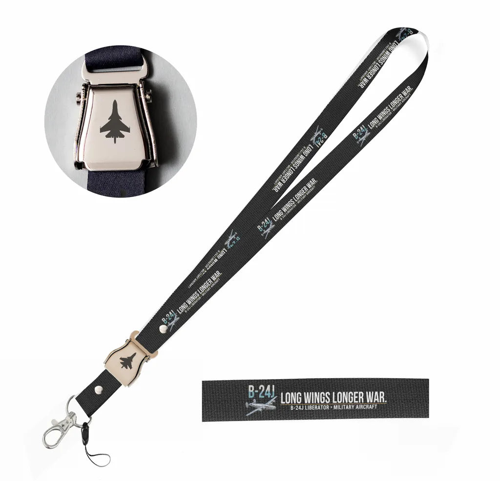 B-24J Liberator seat belt lanyard - black