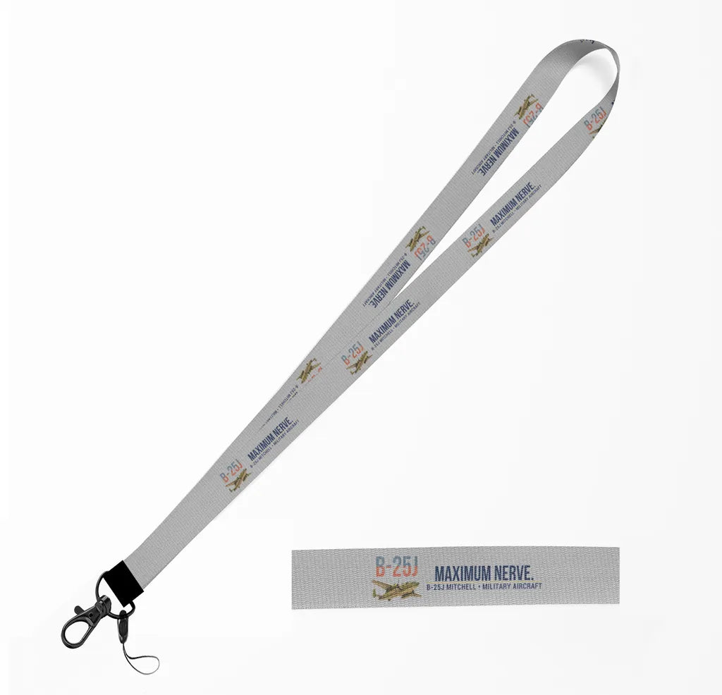B-25J Mitchell lanyard - light gray