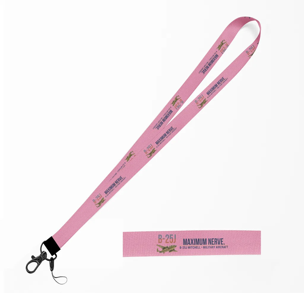 B-25J Mitchell lanyard - pink