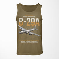 Thumbnail for B-29A Superfortress design on green army tank top