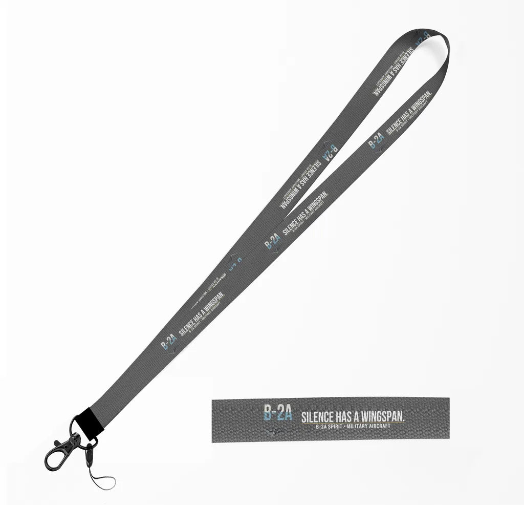 B-2A Spirit lanyard - gray