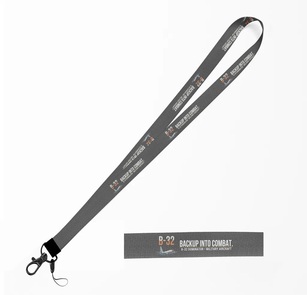 B-32 Dominator lanyard - gray
