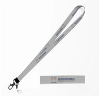 Thumbnail for B-32 Dominator lanyard - light gray