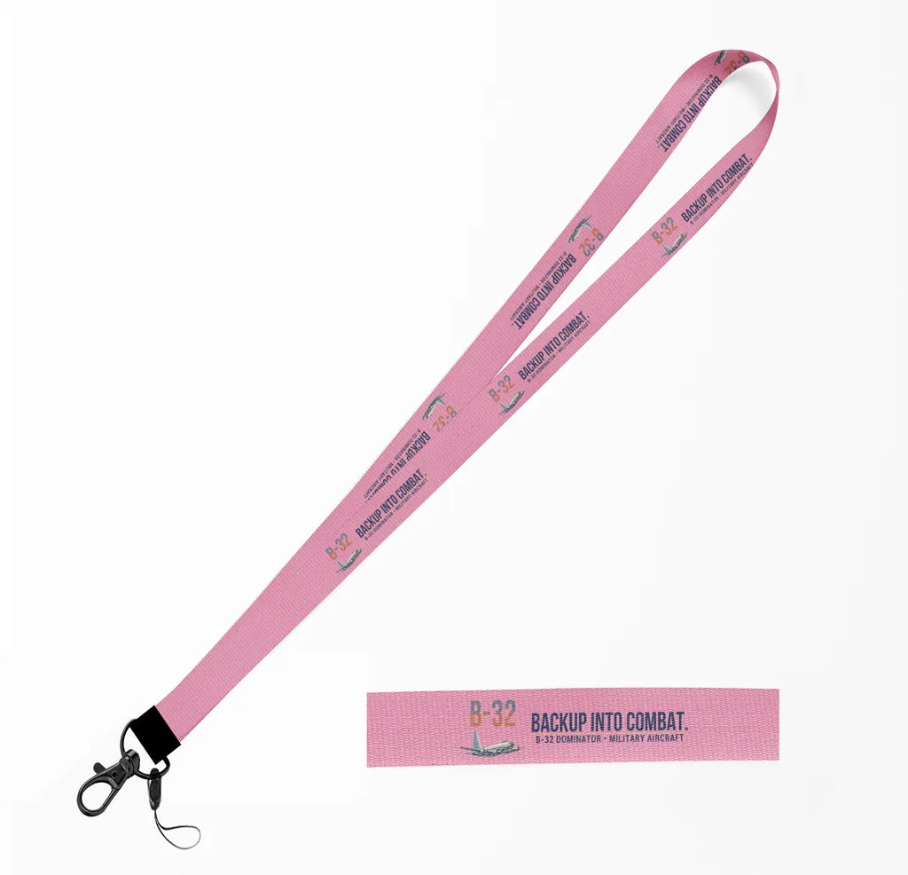 B-32 Dominator lanyard - pink