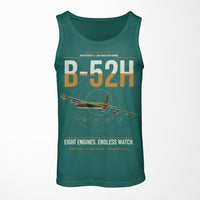 Thumbnail for B-52H Stratofortress design on green tank top