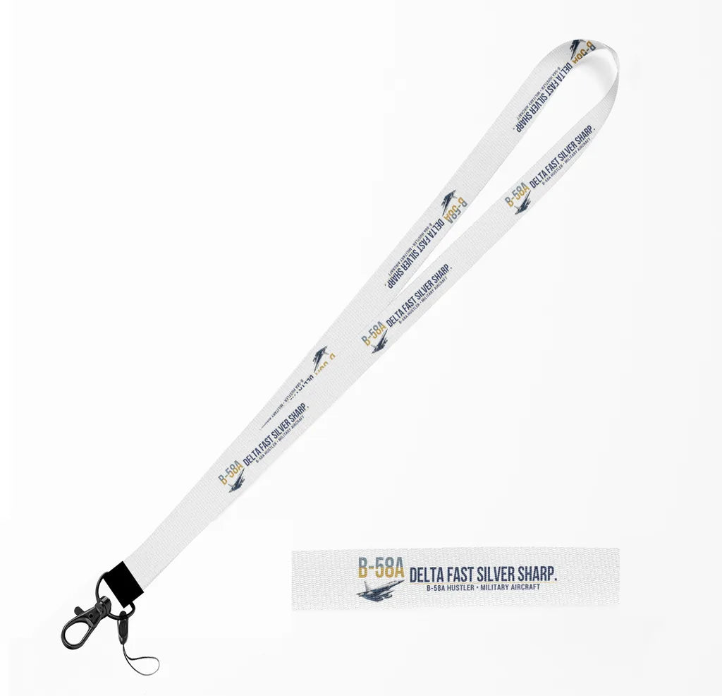 B-58A Hustler lanyard - white
