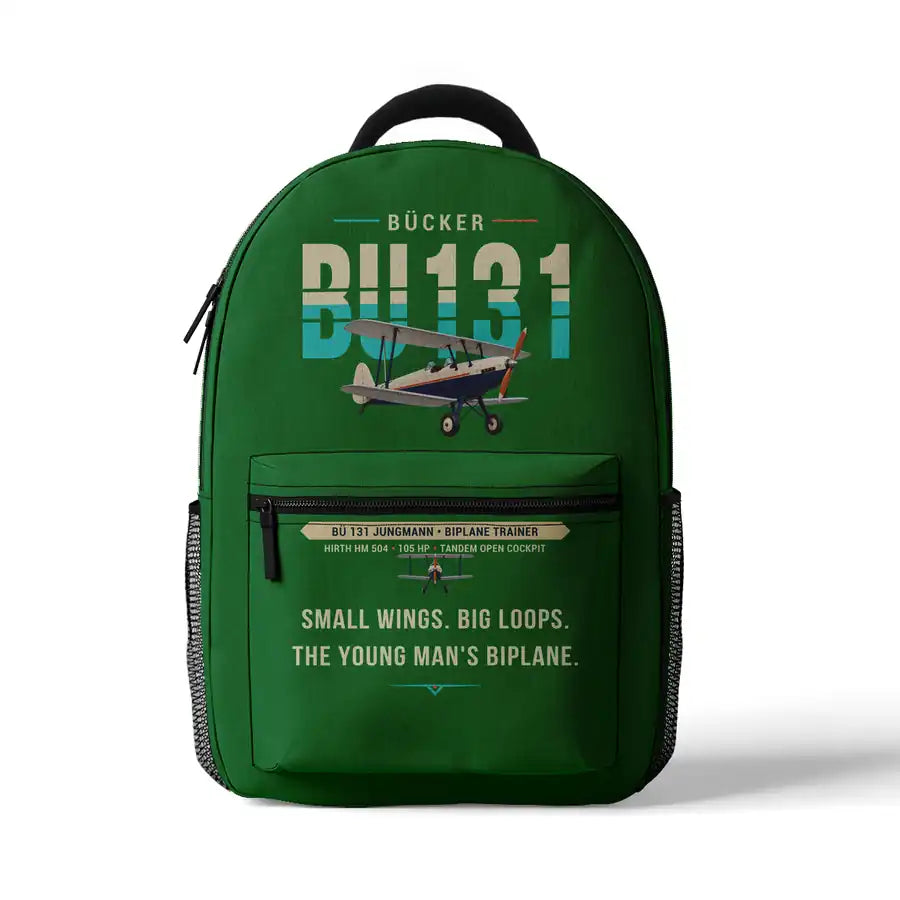 Bücker Bü 131 Jungmann - 3D Backpack - Original - Green